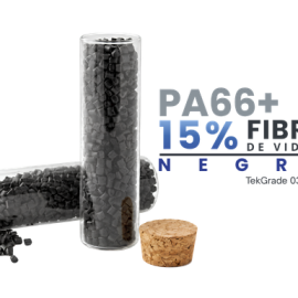 TekGrade 0315V02 (PA66+15% Fibra de Vidrio Negro)