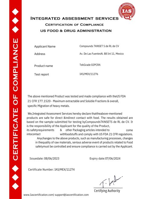 CERTIFICADO FDA TekGrade 02PCRA[9] IAS
